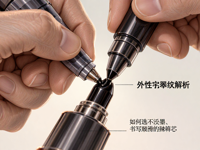 按压中性笔芯导墨系统解析，如何选不洇墨、书写顺滑的笔芯？