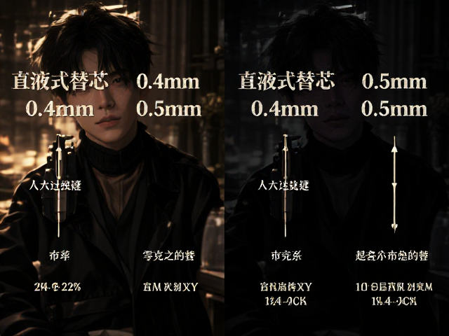 直液式替芯0.4mm与0.5mm怎么选？看这篇避坑指南