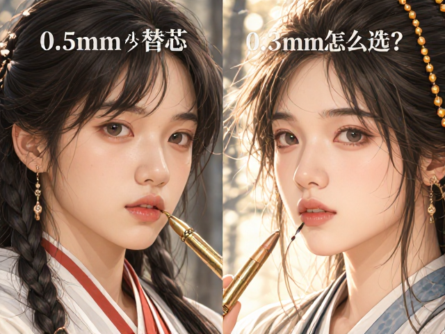 0.5mm子弹头替芯和0.3mm怎么选?对比评测与购买建议