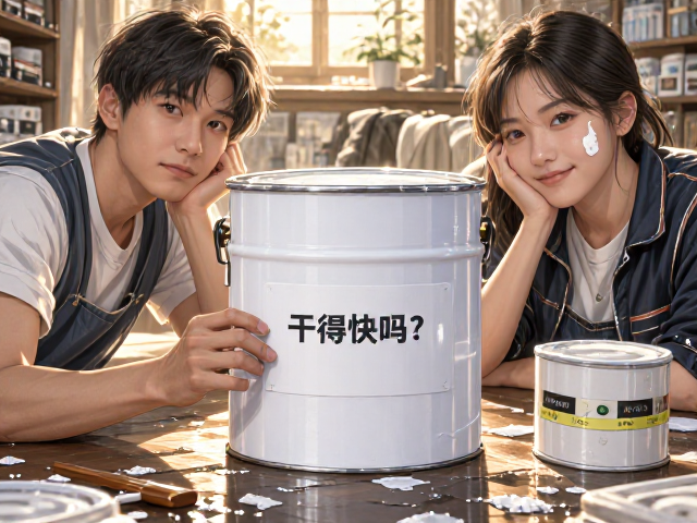 白色油漆干得快吗？揭秘油性漆干燥速度与施工要点