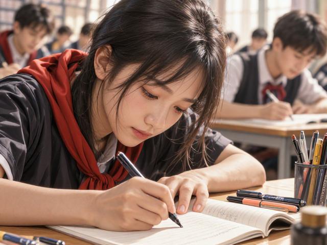 0.28mm中性笔学生作业频繁断墨?5招解决,书写顺滑不卡纸