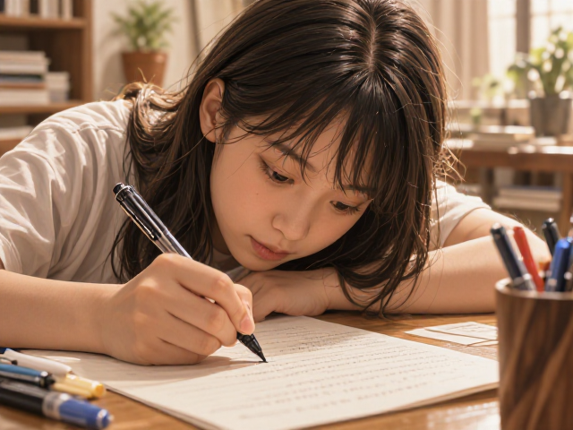0.28mm中性笔学生作业频繁断墨?5招解决,书写顺滑不卡纸