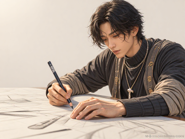 0.3mm超软铅芯6B铅笔,书写顺滑不断芯,适合素描与涂黑题卡