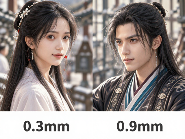 0.3mm精细绘图与0.9mm工艺对比,精度选择指南