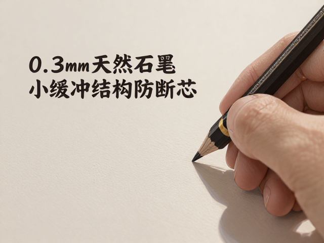 0.3mm天然石墨铅笔，铅芯缓冲结构防断芯，书写顺滑不累手