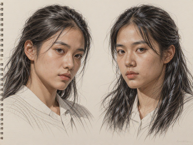 2H与2B-4B铅笔素描绘画创作指南，平衡光影与细节的最佳实践