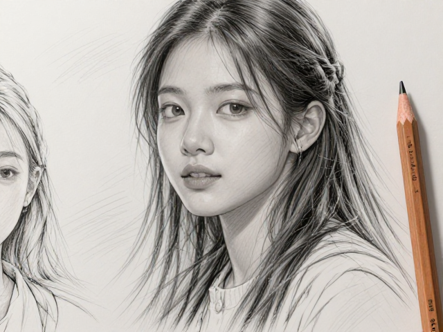 2H铅笔适合精细素描绘画,细节控必备