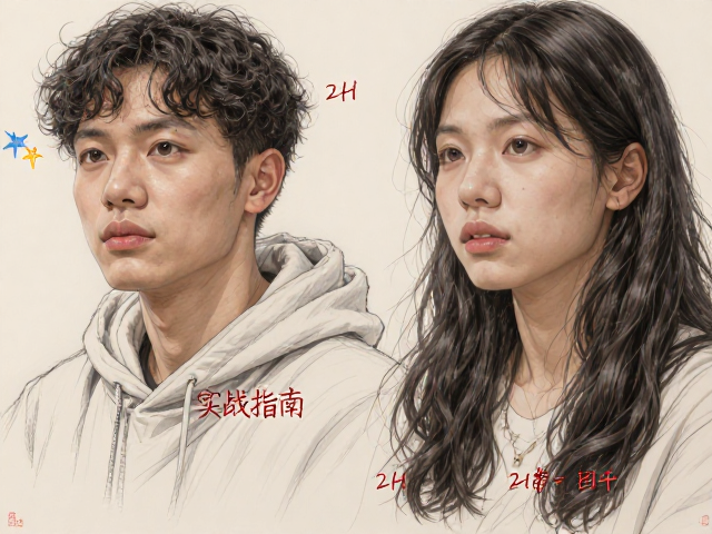 2H素描绘画创作，HB均衡适中笔触技法详解与实战指南