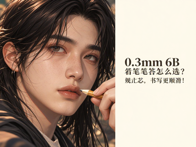 0.3mm 6B 铅笔芯怎么选?根据精度选芯径,书写更顺滑