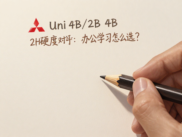 三菱Uni 2B/4B铅笔测评,2H硬度对比,办公学习怎么选?