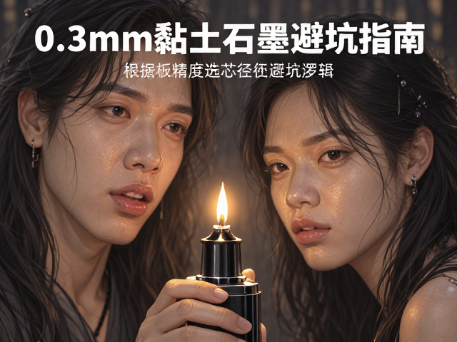 0.3mm黏土石墨怎么选?根据精度选芯径避坑指南