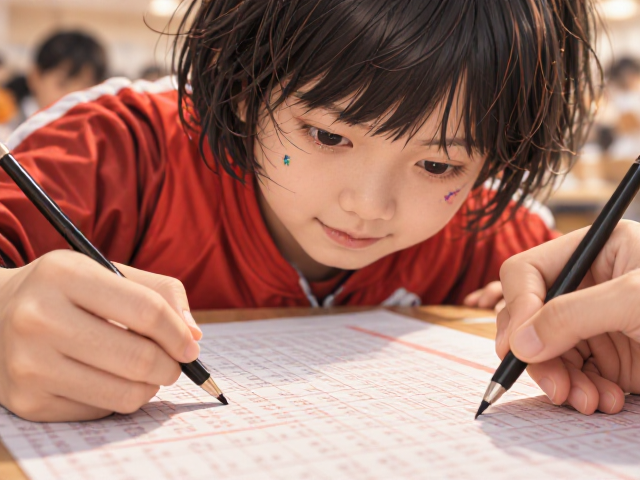 考试涂卡技巧与亲子互动绘画，创意名片信息留存指南