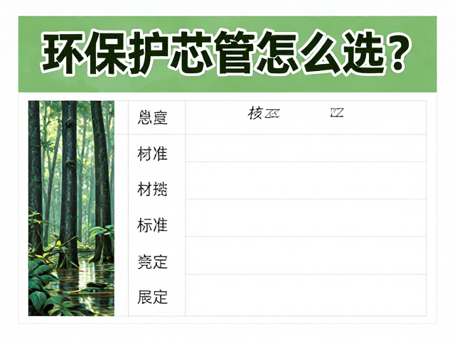 环保护芯管怎么选？快速笔记解析绿色材料核心优势
