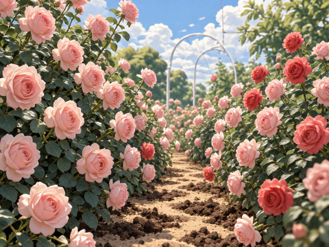月季夏季繁花似锦秘诀，园土混合沙质土养护指南