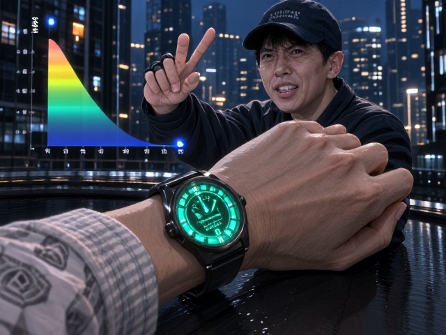 主流夜光材料的光谱特性与亮度衰减曲线