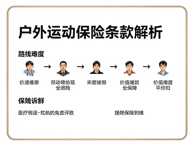 户外运动保险条款解析，路线难度评级与医疗转运保障全攻略