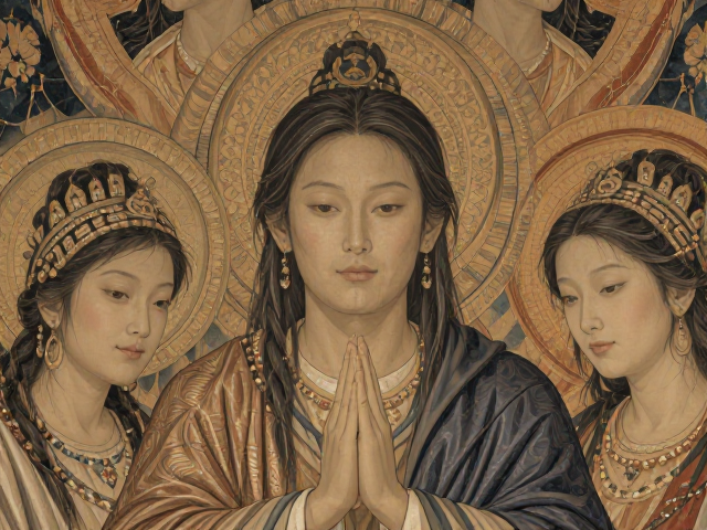 古代蜡彩与坦培拉渊源,多层罩染下的宗教神权主导