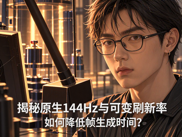 揭秘原生144Hz与可变刷新率，如何降低帧生成时间？
