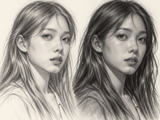 2H合成石墨素描笔,细腻灰度,轻松画出深邃阴影与层次