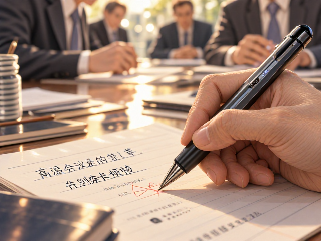 高温会议录音笔推荐,稳定速记,智能转写,告别涂卡烦恼