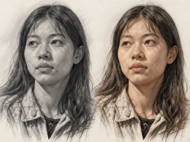 2H素描技巧,如何用适中深浅色调打造立体感与光影层次
