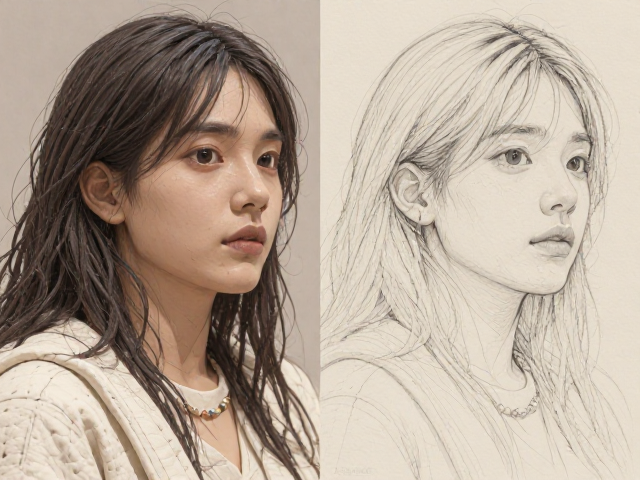 2H铅笔画技巧，粘土比例在素描创作中的核心应用