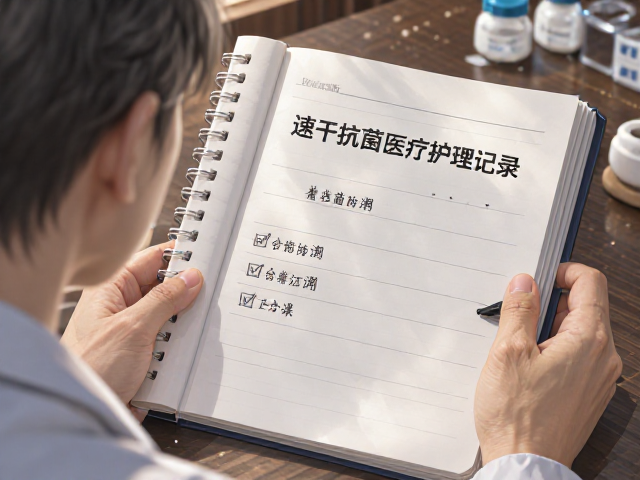 速干抗菌医疗护理记录本，抑菌防潮，提升院感防控效率