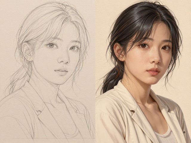 2H铅笔素描教程，如何画出清晰细腻线条？掌握艺术表现力