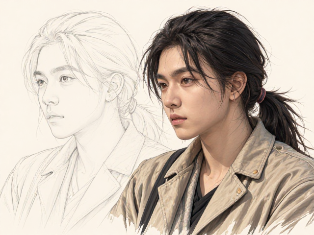 2H铅笔素描教程，如何画出清晰细腻线条？掌握艺术表现力
