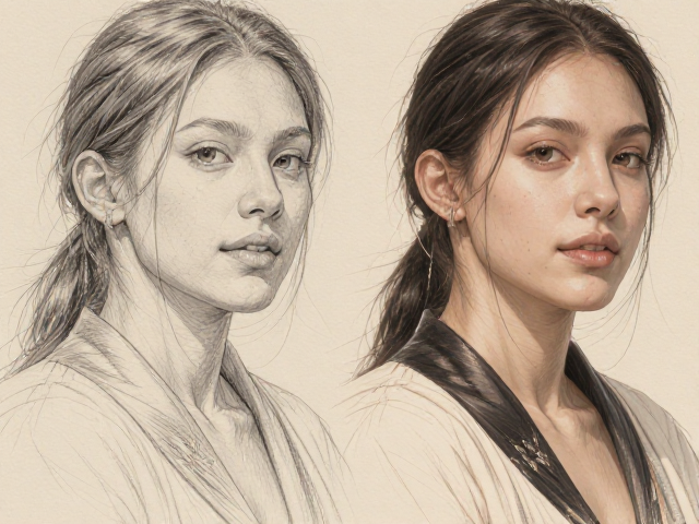 2H铅笔素描教程，如何画出清晰细腻线条？掌握艺术表现力