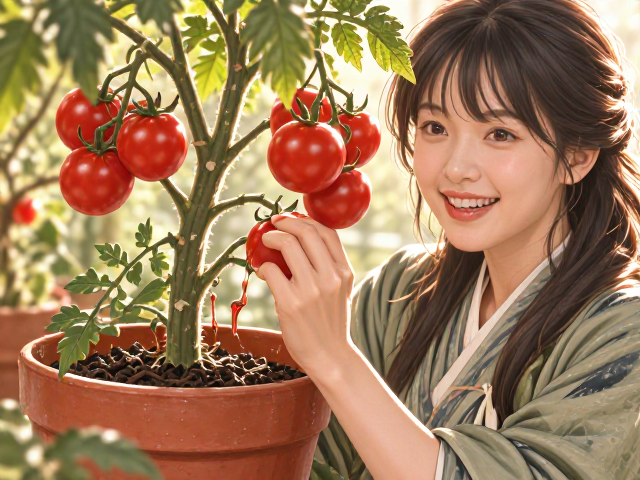 春季樱桃番茄换盆指南,液肥怎么用?促花保果不烧根