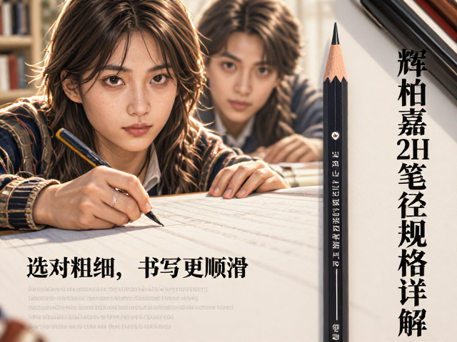 辉柏嘉2H铅笔芯径规格详解,选对粗细,书写更顺滑