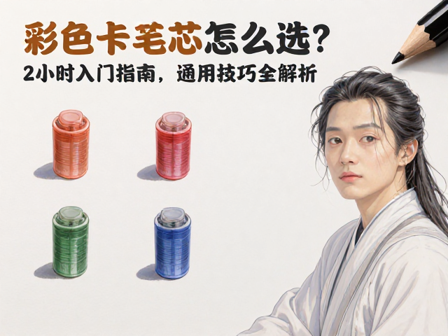 彩色铅笔芯怎么选？2小时入门指南，通用技巧全解析