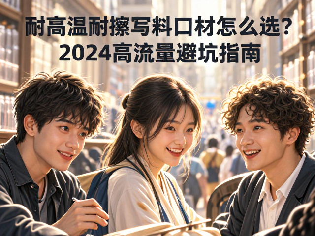 耐高温耐擦写斜口材料怎么选?2024高流量避坑指南
