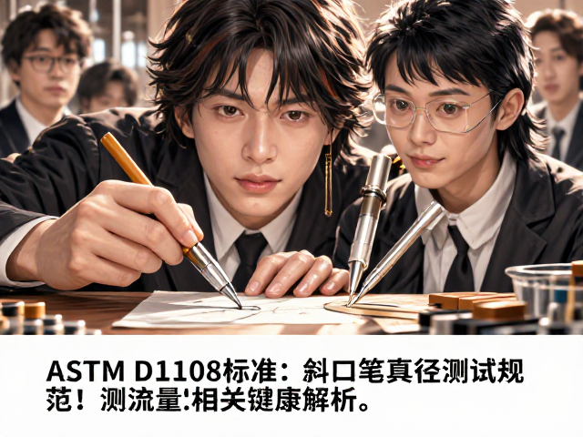 ASTM D1108标准中斜口笔头直径测试规范与流量关键词解析
