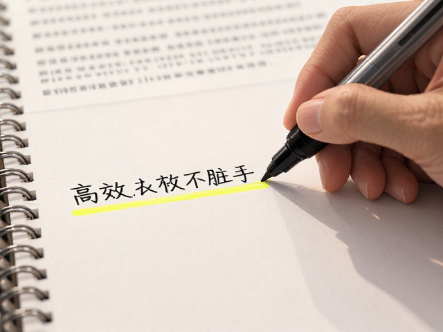 会议资料高亮用啥笔？学习标注推荐快干型防污手，高效不脏手