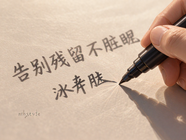 速干笔字迹模糊?高显色墨水,清洁笔尖,告别残留不脏手