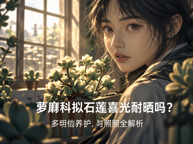 萝藦科拟石莲喜光耐晒吗？多肉植物养护与光照全解析