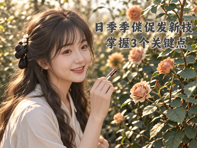 月季休眠期怎么促发新枝?掌握3个关键点,来年爆花不断