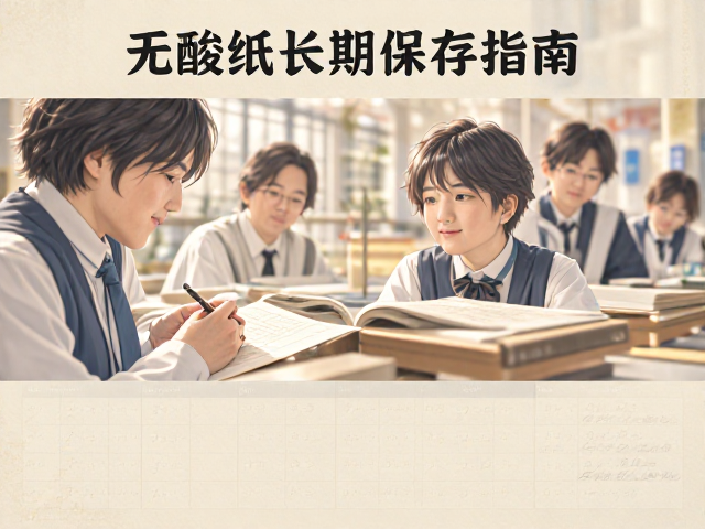 无酸纸长期保存指南，学习标注与数字化标记同步实战