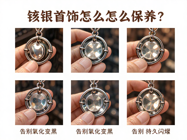 镀铑首饰怎么保养?分段护理指南,告别氧化变黑,持久闪耀