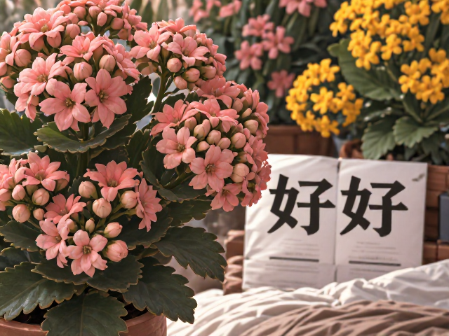 长寿花放卧室床头好吗?花苞饱满寓意好,但这3点要注意