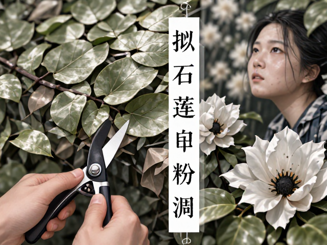 拟石莲白粉病怎么治？修剪老叶，用药，3步彻底根除不复发
