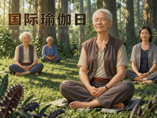 国际瑜伽日科普，正念冥想助中老年人身心平衡