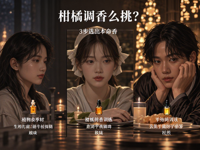 柑橘调香水怎么挑?植物香材,单体闻香训练,3步选出本命香