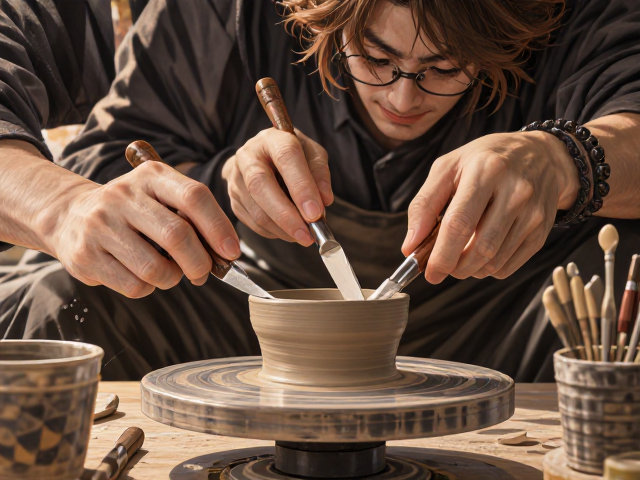 陶艺工具怎么选？手工拉坯塑形刮刀与陶艺针使用全解析