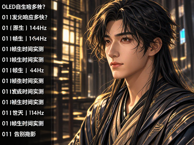 OLED自发光响应多快？原生144Hz，帧生成时间实测，告别拖影