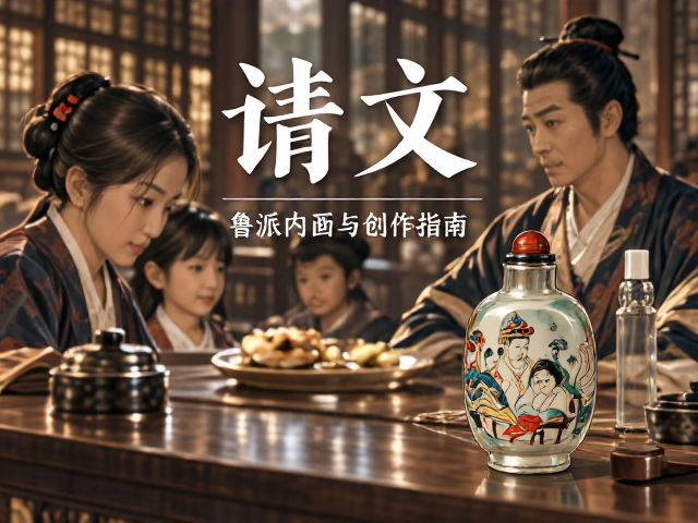 鲁派内画教科书，玻璃鼻烟壶鉴赏与创作指南