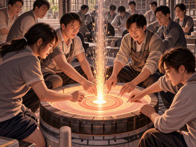釉料配方与锥度烧成的化学反应