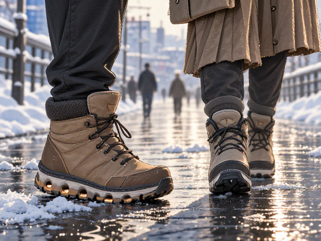 Walk Mode缓震雪地鞋，中性70-100缓震，冬日行走稳如平地